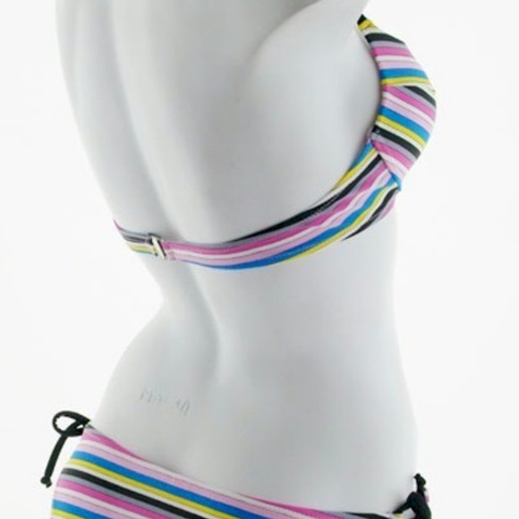 Swimsuit string bikini stripe swimsuit small NWT - Picture 4 of 8